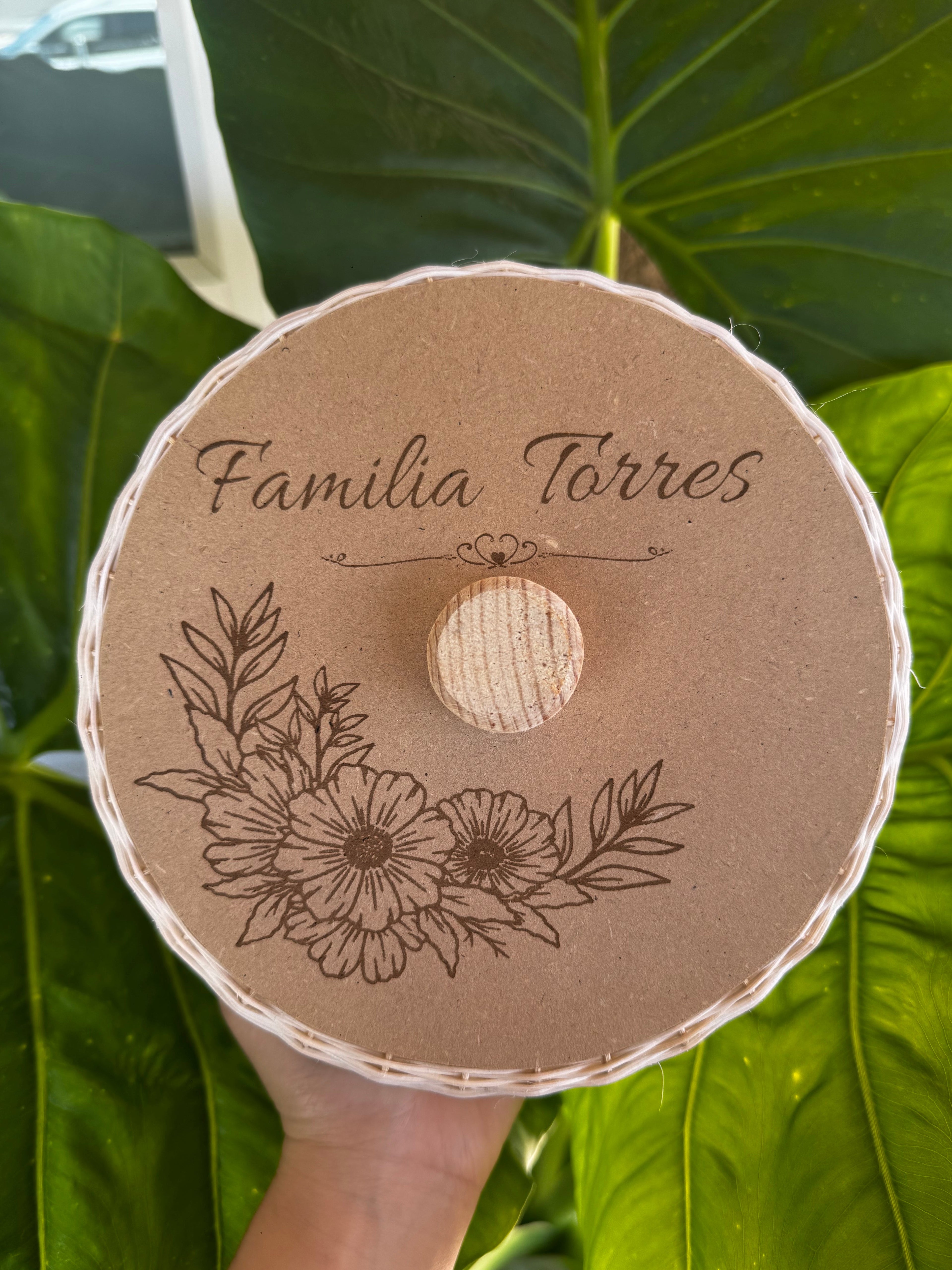 Diseño de flores laterales