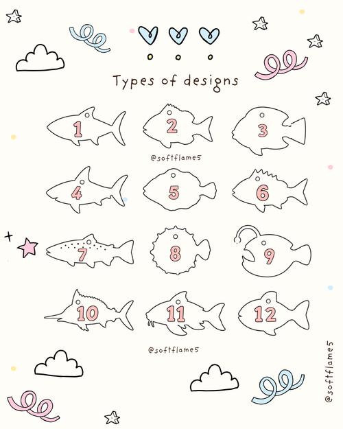 Llaveros de peces