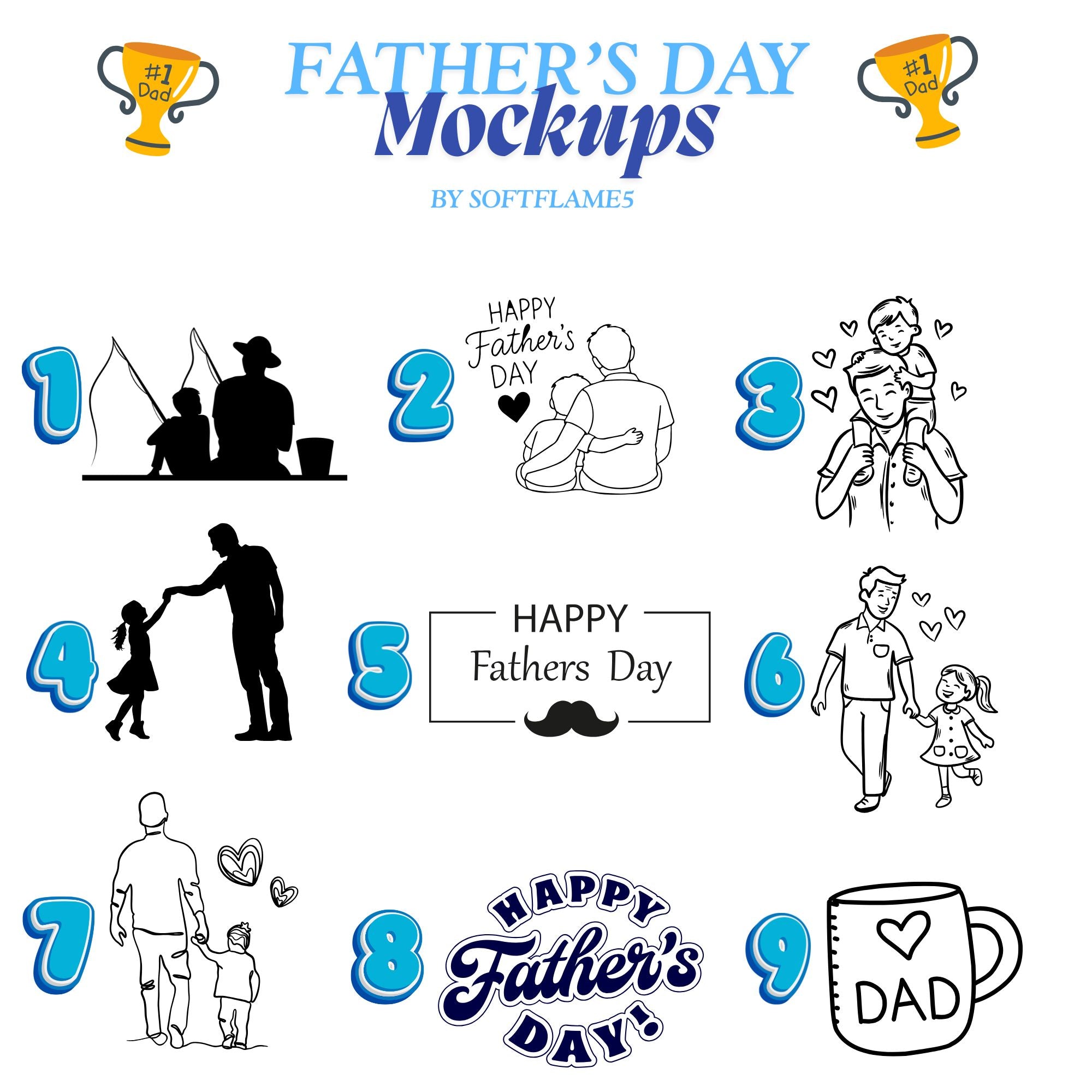 Father's day Magnetic bottle opener