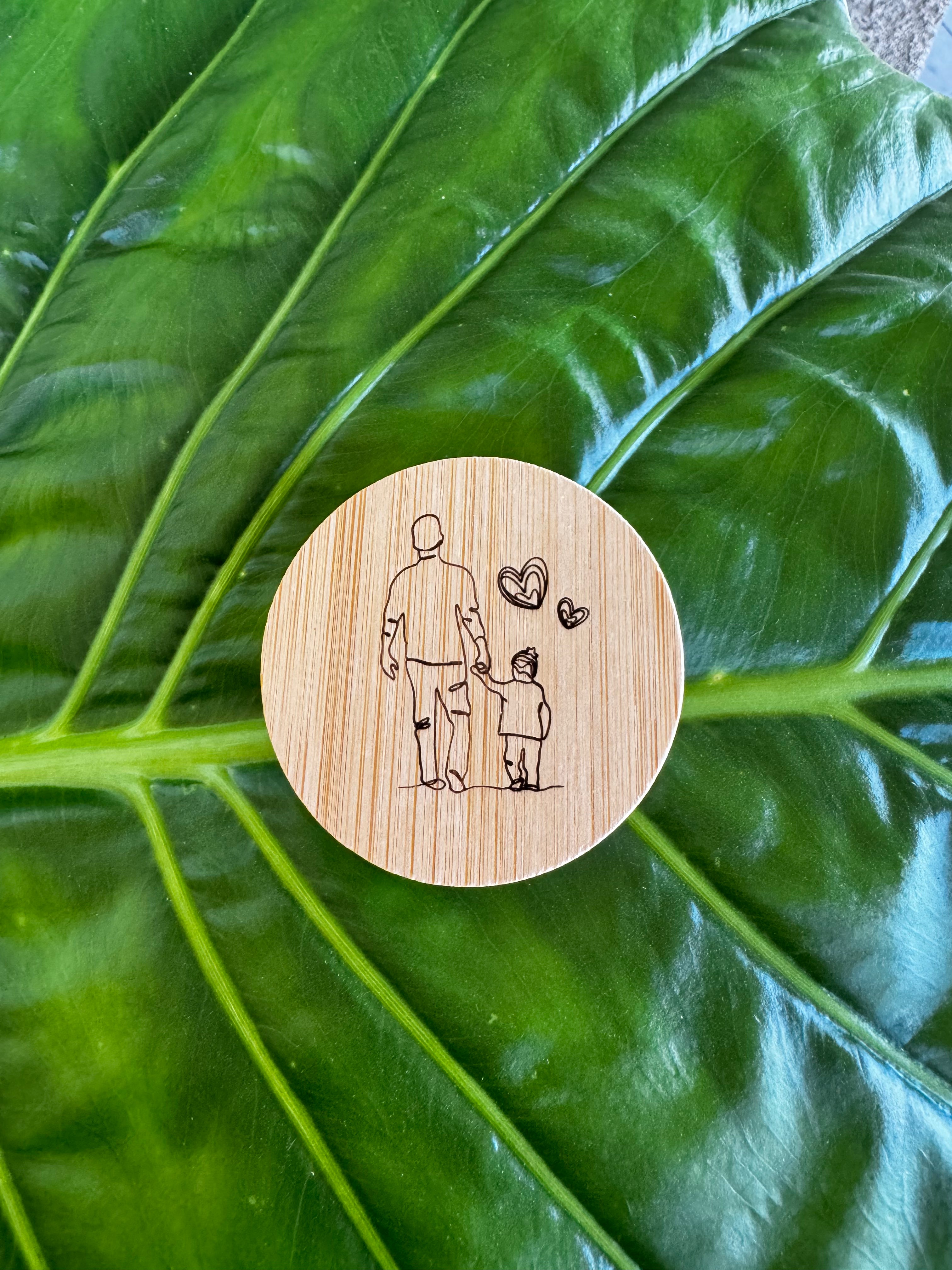 Father's day Magnetic bottle opener